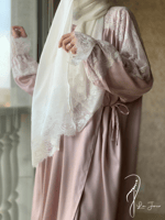 شرشف قطن ستان مرد لفندر دانتيل طرحة اوف وايت لينين