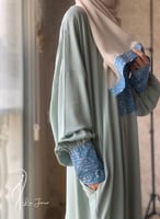 شرشف صلاة باتيك سستة تفني باستيل وازرق الطرحة مثبت...