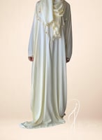 شرشف صلاة سكري سستة مزين بالكروشيه و الورد الاويا