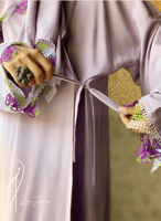 شرشف صلاة موف لف اويا تركي و الطرحة مثبتة .