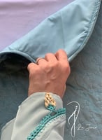 شرشف صلاة سحاب فستقي كروشيه يدوي طرحة منفصلة