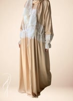 شرشف صلاة سستة دانتيل حزام بيج من لاجور