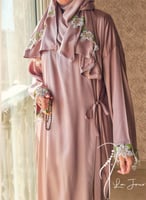 شرشف صلاة لف بيج على بني مزين بالاويا كروشيه تركى...