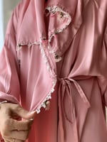 شرشف صلاة اويا ورد وردي بصلي قطن ستان و الطرحة متص...