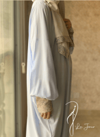 2235020 شرشف صلاة باتيك سماوي سستة