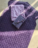 شرشف صلاة لف بنفسجى مزين بالاويا اليدوي