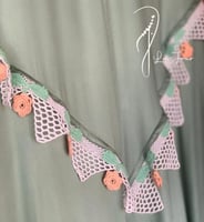 شرشف صلاة سستة سحاب أخضر وكروشيه