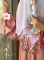 شرشف صلاة سستة اويا أحمر و أخضر زرعي