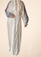 شرشف صلاة سكري لف رسم باتيك بترولي وبصلي