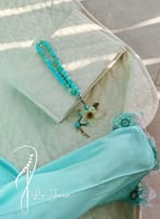 شرشف صلاة لف تيفني ستان مزين بورد أويا يدوي من لاج...