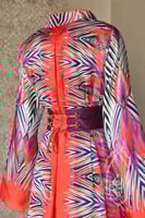 قفطان مغربي بخامة الحرير مع حزام