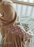 شرشف صلاة لف رسم باتيك لف زيتي أخضر باستيل الطرحة...