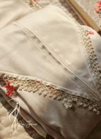 شرشف صلاة لف بيج بالكروشيه و الورد الفاخر