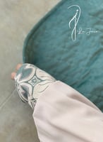 شرشف صلاة باتيك بيج واخضر سستة