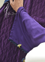 شرشف صلاة سحاب موف كروشيه يدوي واويا ورد