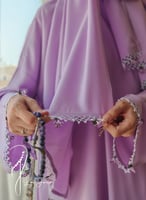 شرشف صلاة لف موف فاتح بالكروشيه و الورد الاويا و ا...