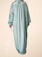 شرشف صلاة لف رسم باتيك أخضر باستيل فخم