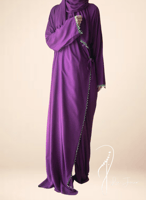 شرشف صلاة لف موف مزين بالكروشيه و الورد الاويا