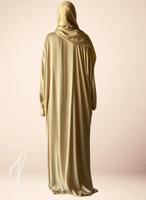 شرشف صلاة اويا ورد موف سحاب بيج طرحة مثبتة