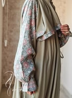 شرشف صلاة لف رسم باتيك لف زيتي أخضر باستيل الطرحة...