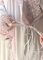 شرشف صلاة لاجور لف بنك باستال مزين بأويا يدوية فاخ...