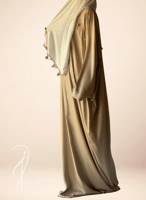 شرشف صلاة سستة بيج فاتح كروشيه يدويطرحة منفصلة