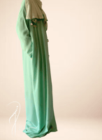 شرشف صلاة لف تفني باستيل مزين بالكروشبه الفاخري