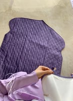 شرشف صلاة سحاب موف كروشيه يدوي