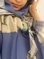 شرشف صلاة ازرق