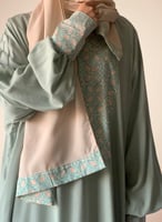 شرشف صلاة باتيك سستة فستقي باستيل اخضر