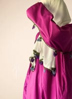 شرشف صلاة بسستة بنفسجي كروشيه بجيب