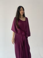 جلابية تلبس باكثر من طريقة طوبي حرير