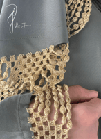 شرشف صلاة لف سكري وزيتي من الجنب يجهز خلال اسبوعين