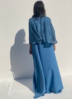 ثوب وكاب شيفون حرير