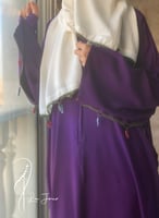 شرشف صلاة سحاب موف كروشيه عناقيد العنب و الطرحة من...