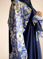 شرشف صلاة سستة طرحة مثبتة اسودو بيج منقوش