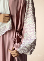 شرشف صلاة لف دستي بنك وردي