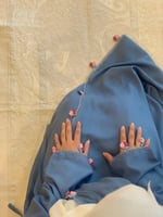 شرشف صلاة لف بعدة الوان وطرحة سكري كروشيه