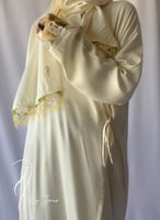 شرشف صلاة اويا لف طرحة متصلة سكري وردي اصفر