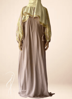 شرشف صلاة لف طرحة منفصلة وردي