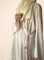 شرشف صلاة لف سكري مزين بالكروشبه الفاخر طرحة منفصل...