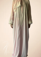 شرشف صلاة سستة دانتيل وردي