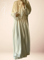 شرشف مرد ابيض اوف وايت دانتيل طرحة منفصلة بيج