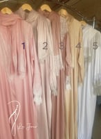 شرشف سستة قطن ستان دانتيل الطرحة مثبتة (حبة واحدة)