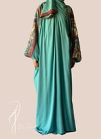 شرشف صلاة باتيك لف مفتوح احضر منقوش