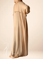 شرشف صلاة سحاب خربزي مزين بالكروشيه اليدوي و الطرح...