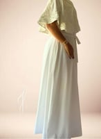 قميص نوم وروب ابيض