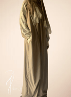 شرشف صلاة لف دانتيل موكا طرحة منفصلة