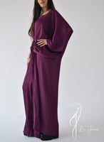 جلابية تلبس باكثر من طريقة طوبي حرير