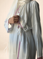 شرشف صلاة لف أبيض بالكروشبه و الورد الاويا الفاخر...